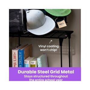 Locker Organizer Shelf, Stac-A-ShelfStackable, Extra Tall, Fits Standard Locker